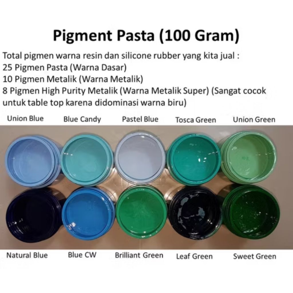 

pigmen pewarna resin (baca deskripsi cara penggunaan)