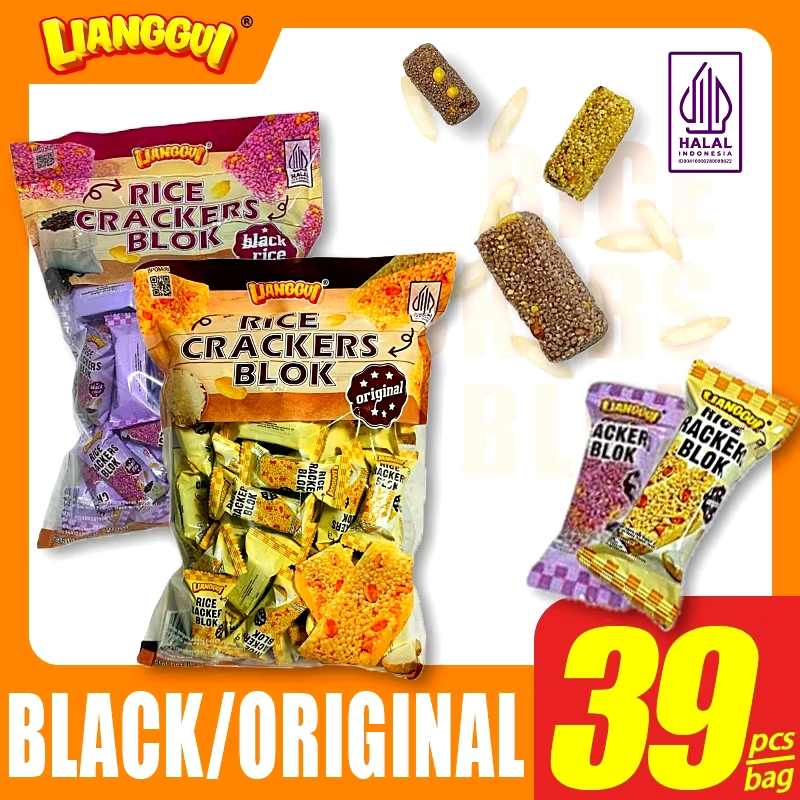 

[PROMO DISKON] Lianggui Snack Jipang Rice Crackers Blok 298 Gr
