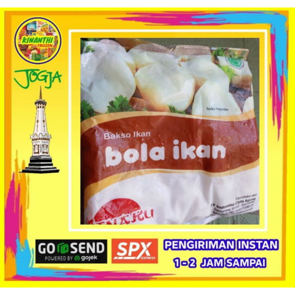 

Minaku Bola Ikan 500 gr, frozzen Jogja