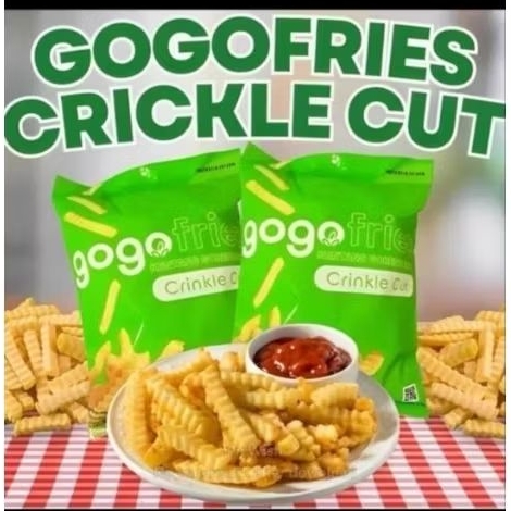 

Gogo Kentang goreng crincle cut kemasan 1kg