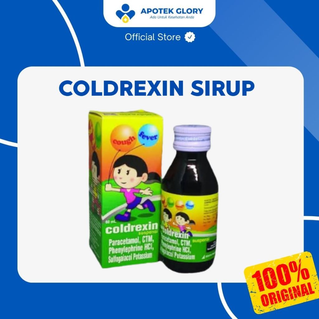 

SIRUP COLDREXIN OBAT UNTUK MERINGANKAN GEJALA FLU