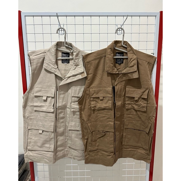 KODE M84C Rompi Tactical bahan kanvas Jaket wartawan outdoor Jaket Kerja