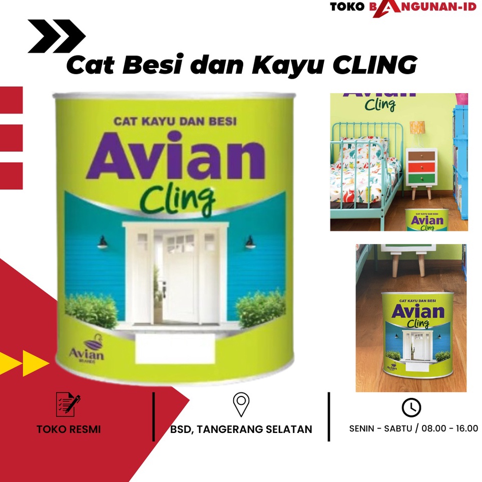 

KODE T95D Cat Minyak Besi dan Kayu Avian Cling Berkualitas