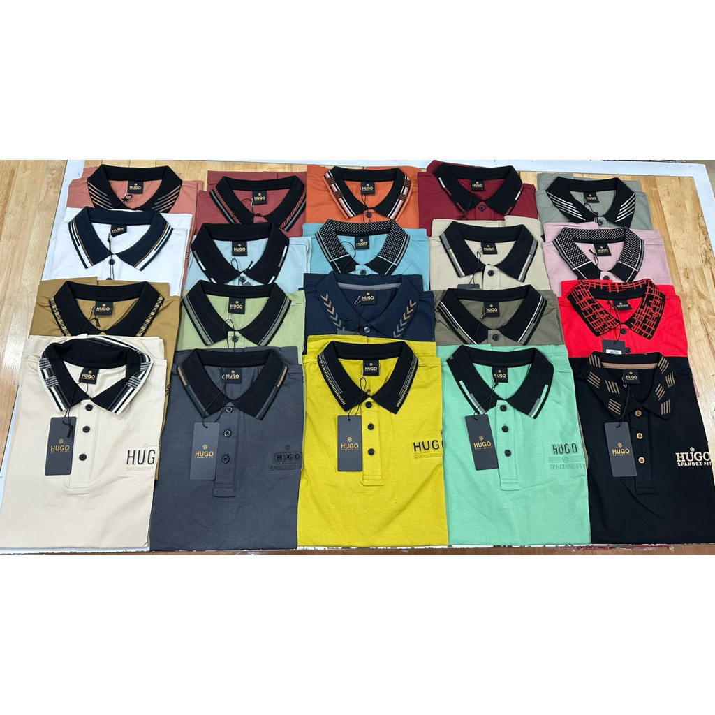 Kaos Kerah HUGO SELECTION Spandex Original