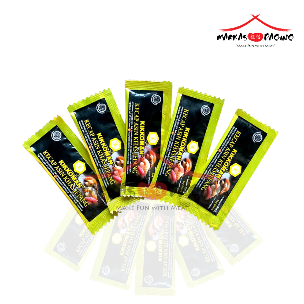 

Sachet kikkoman Soy Sauce 5 pcs - Markasdaging