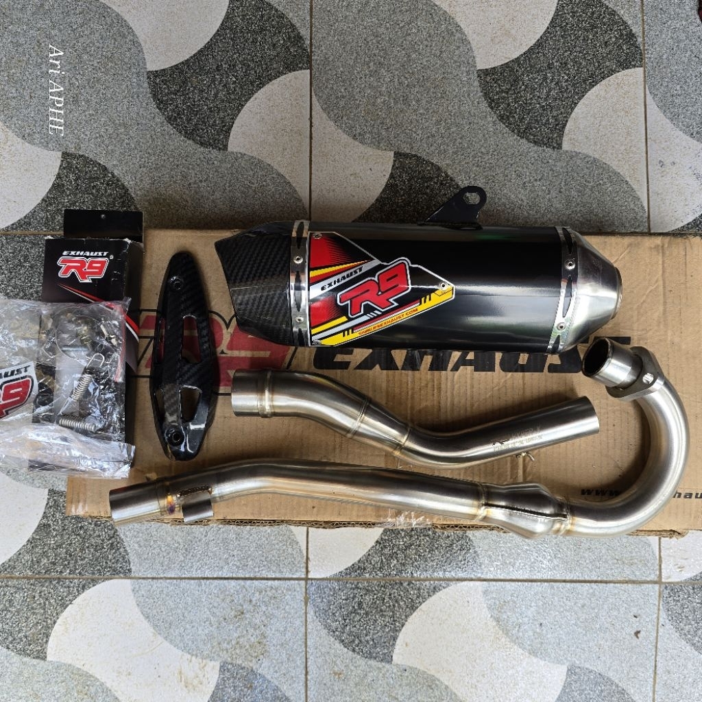 knalpot R9 Hyper X original honda CRF 150 L crf150l