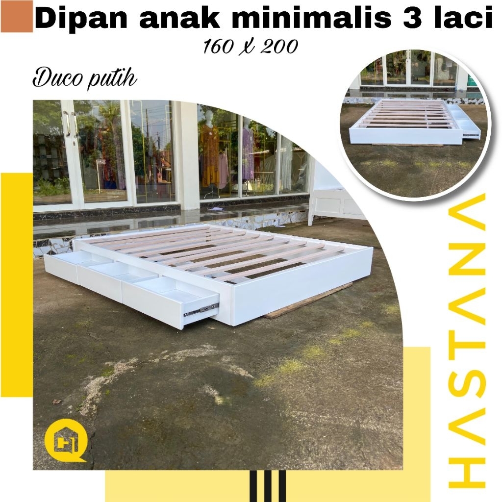 dipan lesehan laci dipan anak dipan minimalis 3 laci