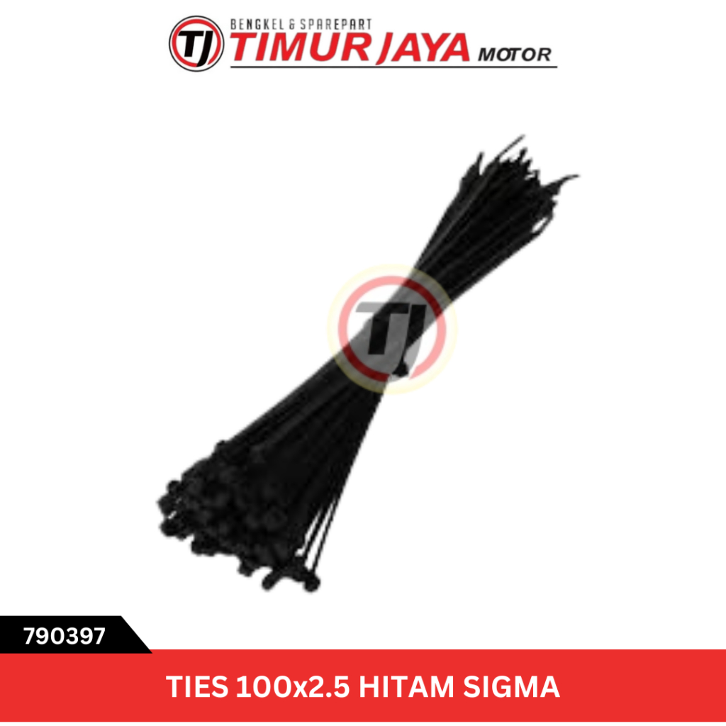 

KABEL CABLE CABEL TIES 100x2.5 HITAM SIGMA ISI 100