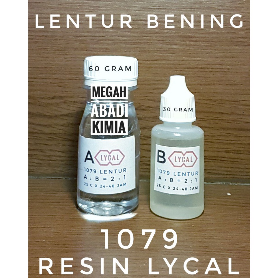 

KODE A22C Resin bening Lentur Lycal 9 Gram