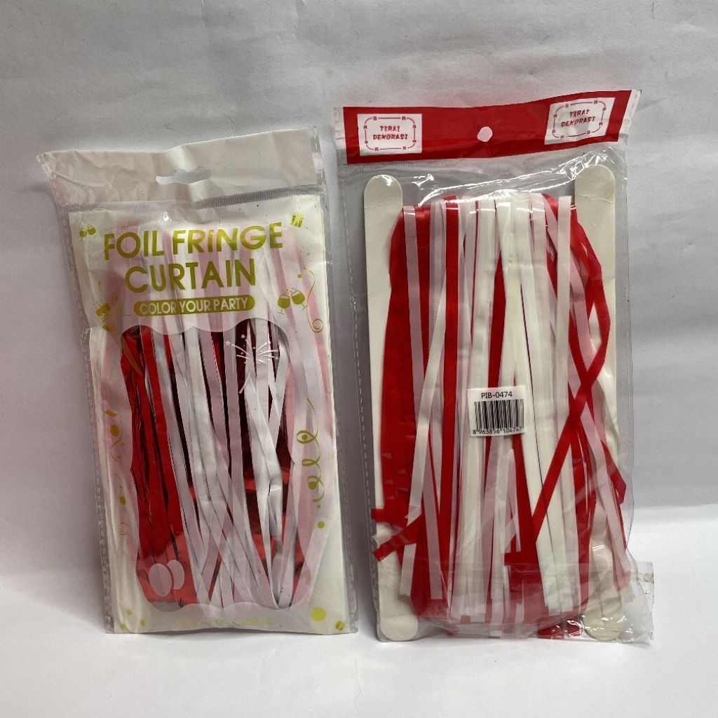 tirai rumbai merah putih dirgahayu RI