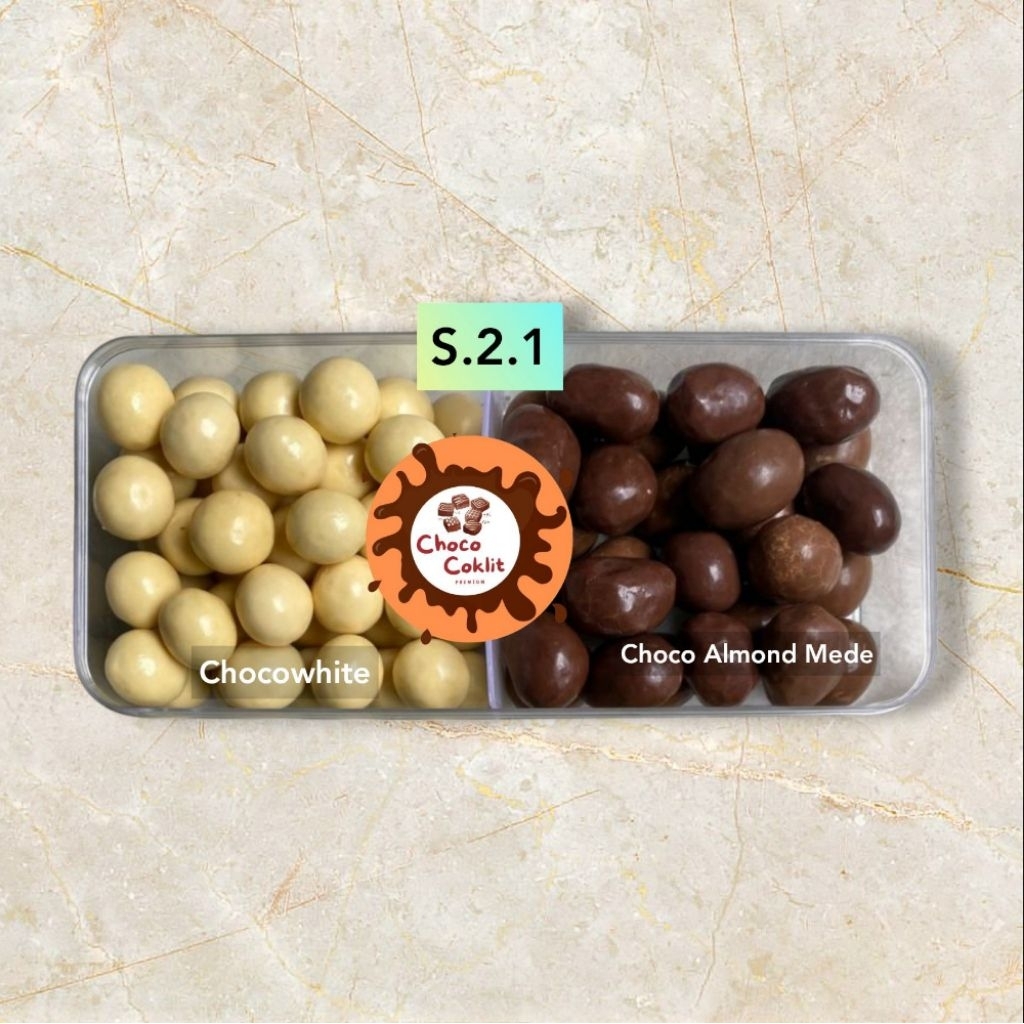 

Aneka Coklat di box 2 sekat