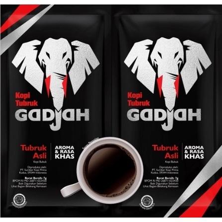 

Kopi Tubruk Gadjah Asli [ 7gx20'sachet/renteng ]