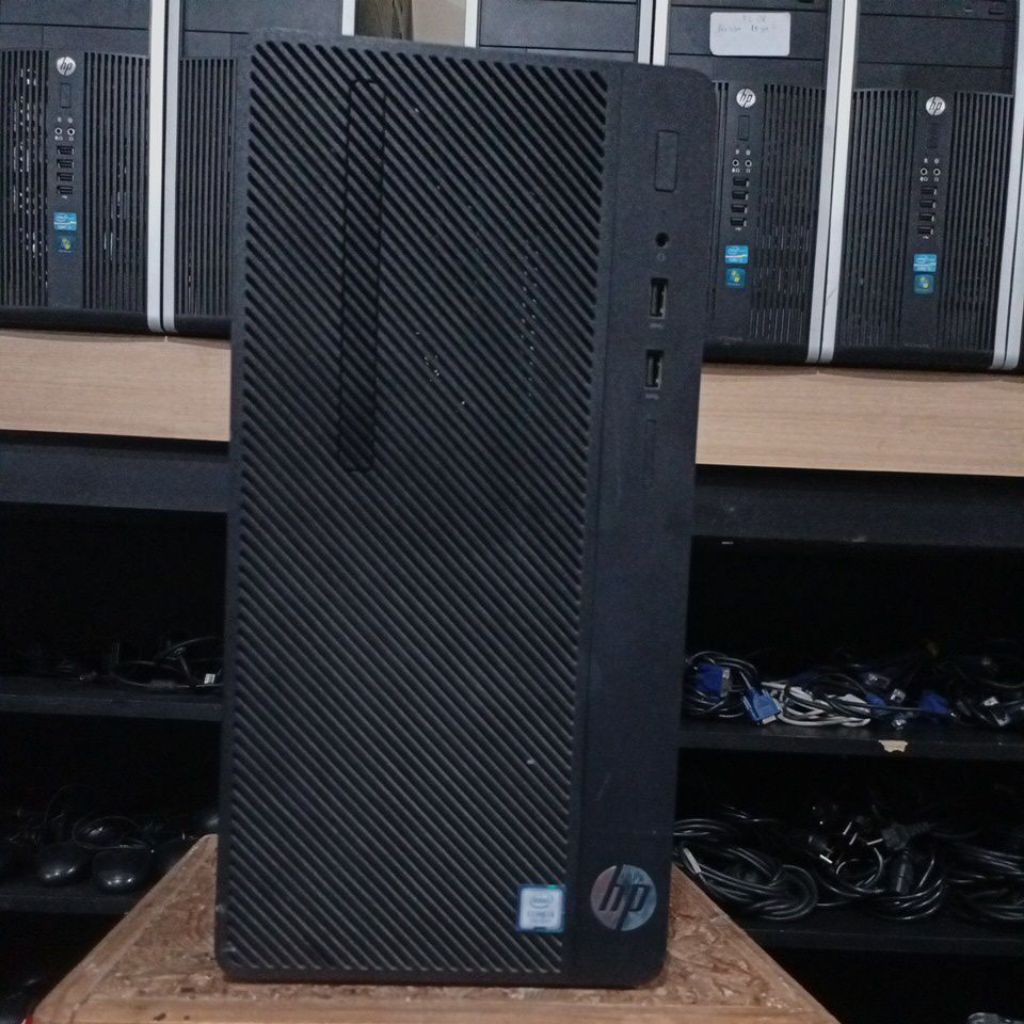 pc hp desktop pro pci MT core i3 gen 7 ram 8gb ssd 250