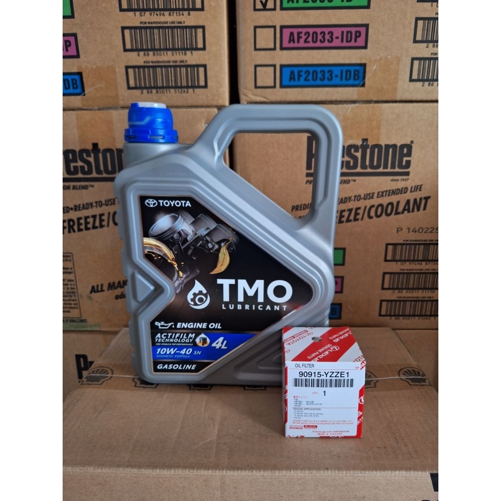 Oli Mesin TMO 10W-40 4L Paket Oli Filter SIENTA YARIS