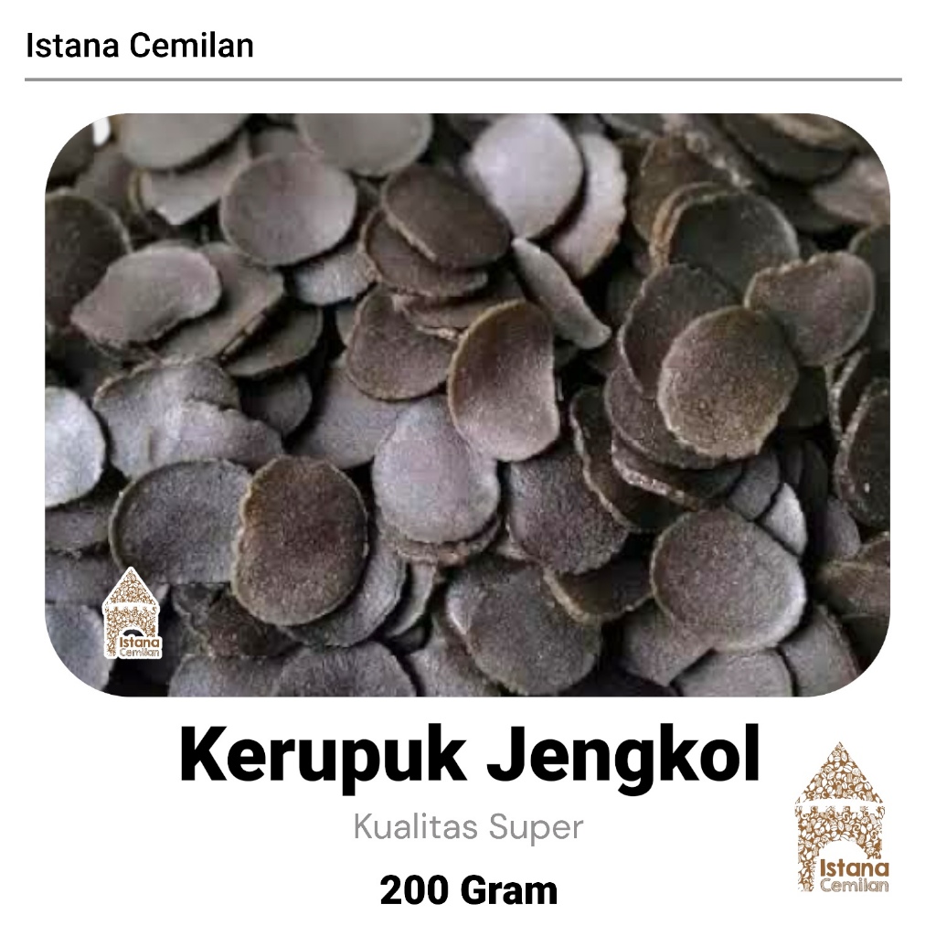 

Kerupuk Jengkol Mentah Kualitas Super 200 Gram