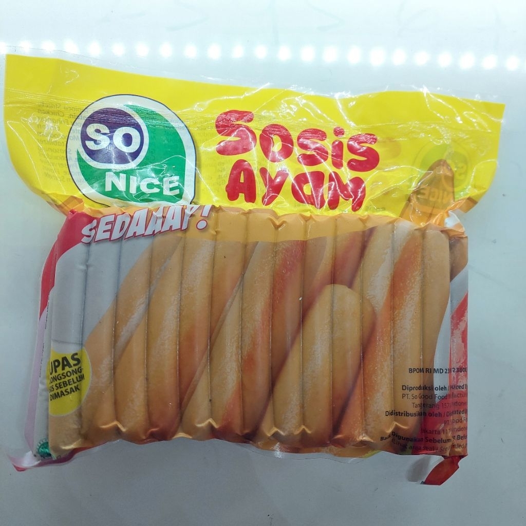 

SOSIS AYAM SO NICE ISI 40