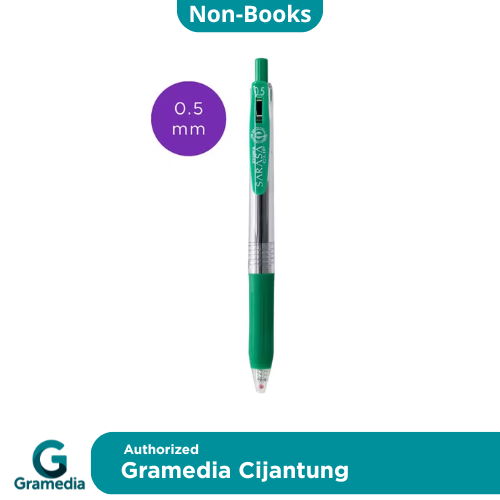 

Gramedia Cijantung - ZEBRA SARASA CLIP 0.5 GREEN