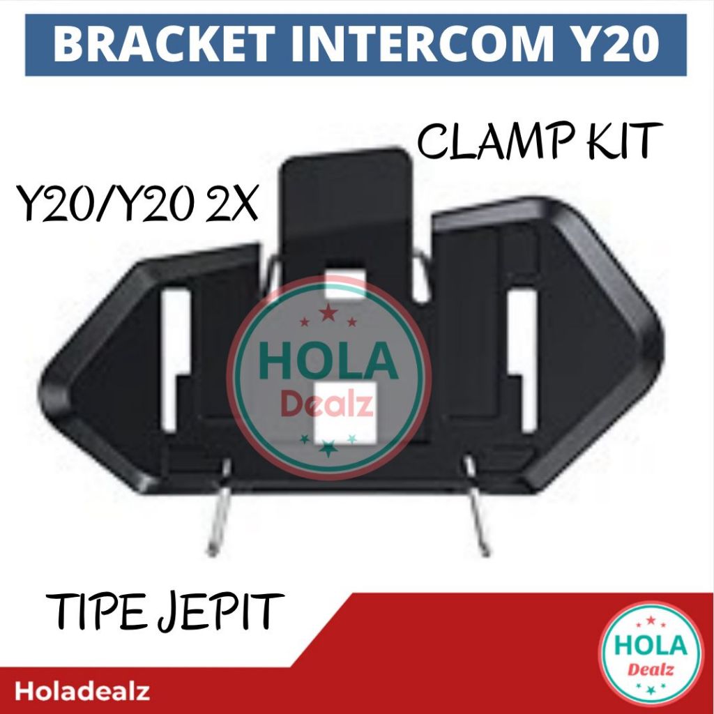 PART BRACKET Y20 INTERCOM Y20 2X BLUETOOTH HELM BRACKET Y20  BRACKET JEPIT Y20 2X ORIGINAL