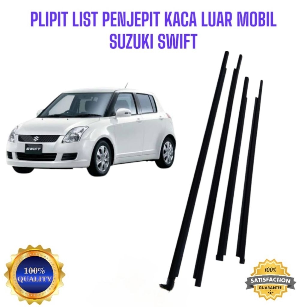 pelipit karet kaca pintu Suzuki Swift