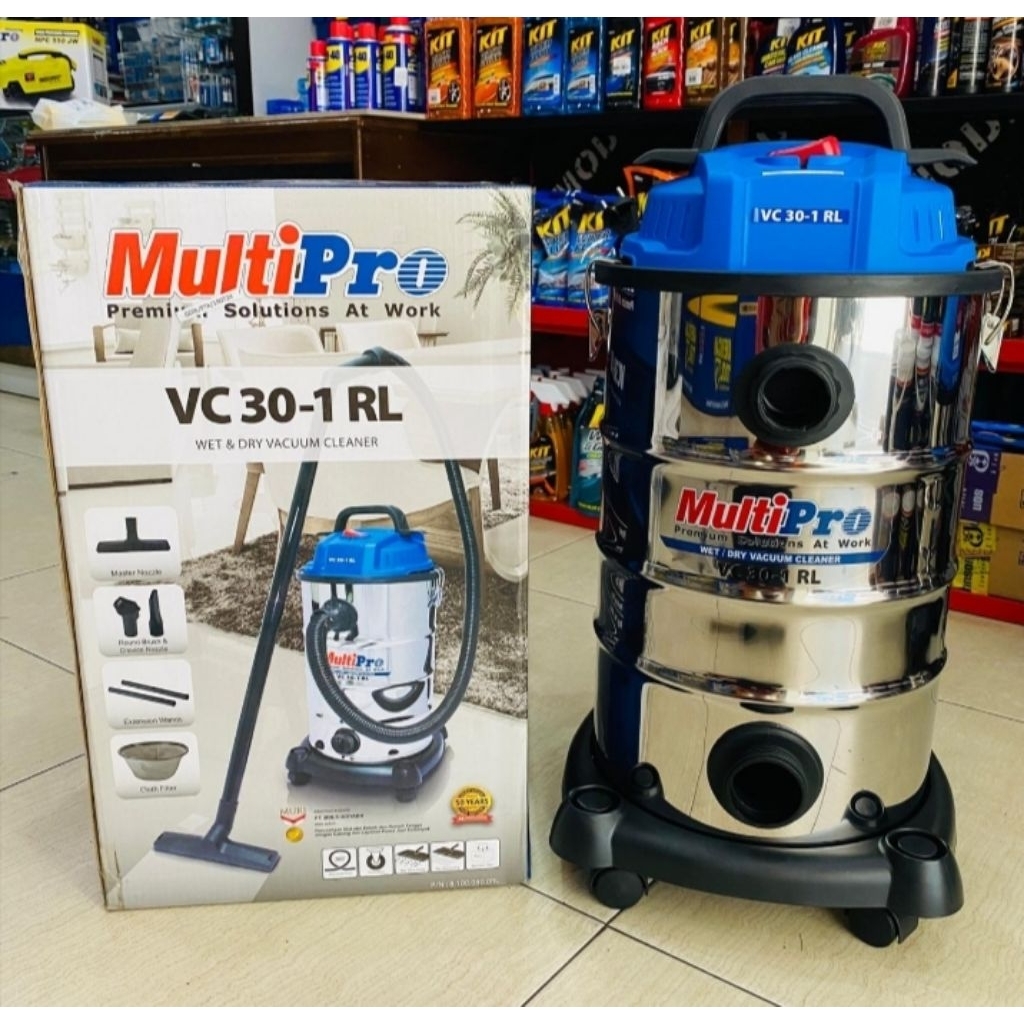 VACCUM CLEANER MULTIPRO 30LITER VC 30-1 RL WET&DRY