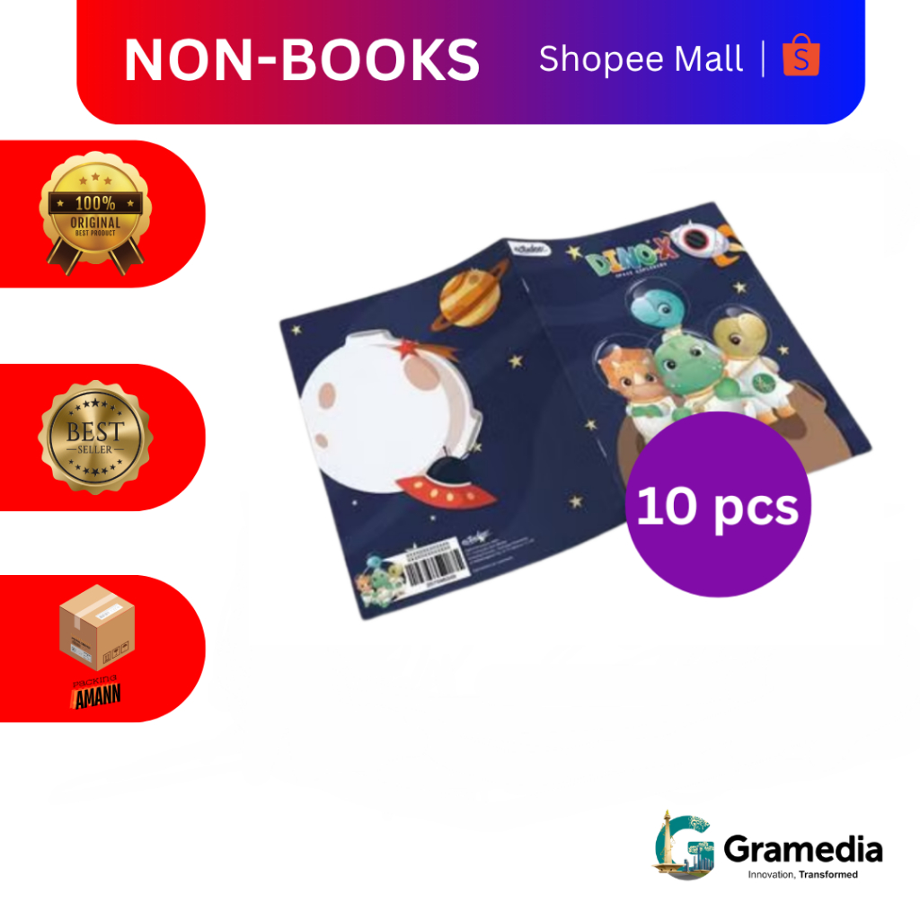 

Gramedia MKG - Estudee Buku Tulis I Kwarto 38 Dino Isi 10