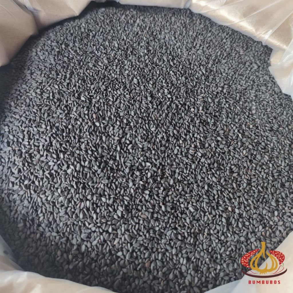

Biji Wijen Hitam Black Sesame Seed 1 Karung Sak Ball 25 kg Instant