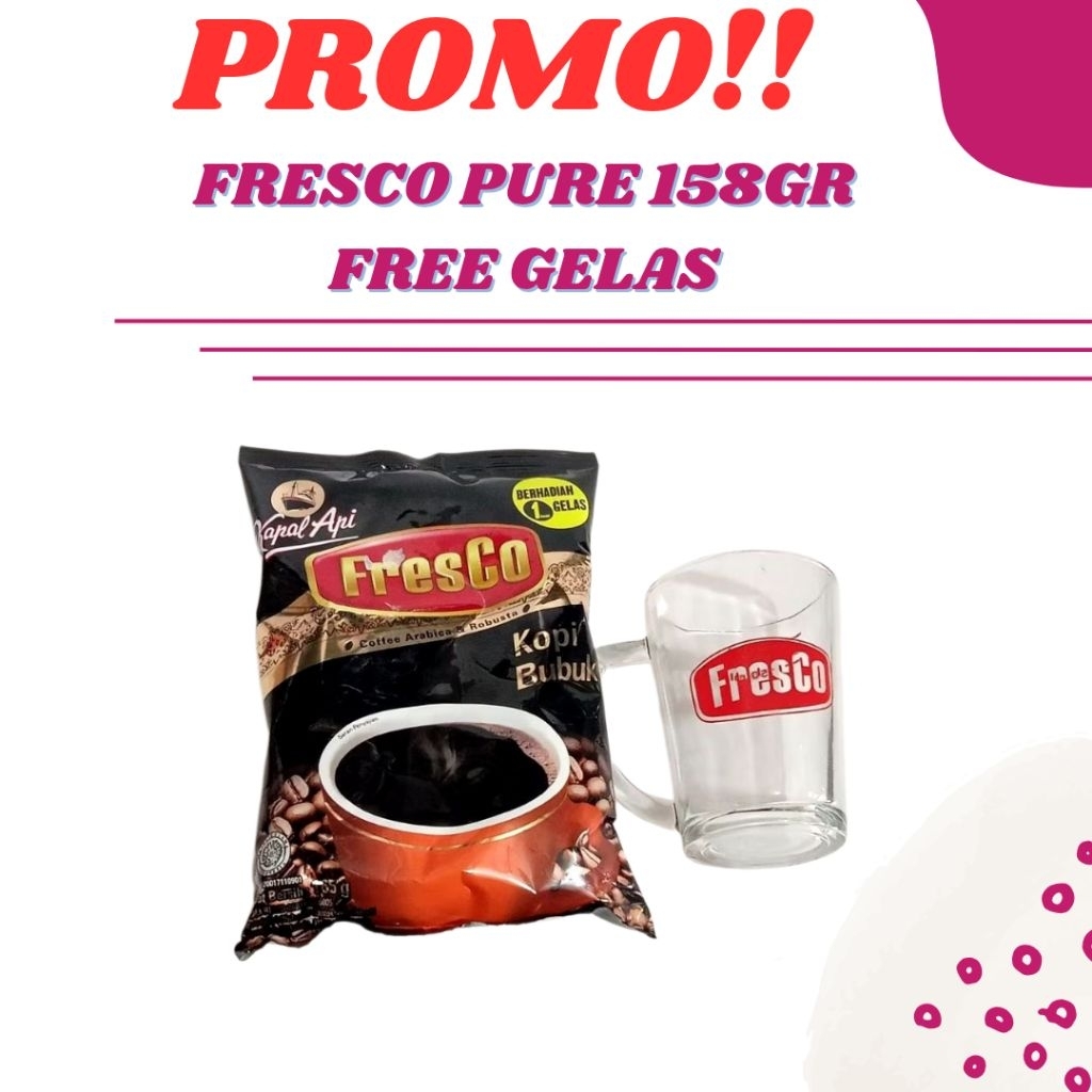 

PROMO!! FRESCO PURE 158 GR