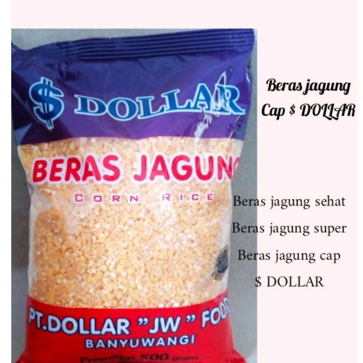 

BERAS JAGUNG SUPER $ DOLLAR 500 GRAM