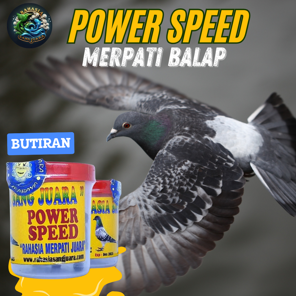 Jamu Burung Merpati Balap Power Speed Isi 50 Butir