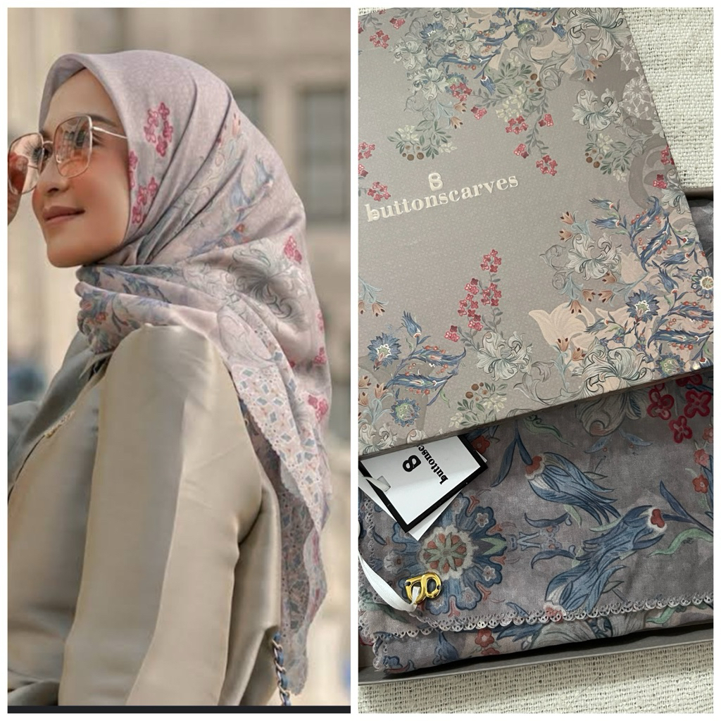 NEW BUTTONSCARVES TOPKAPI GREY