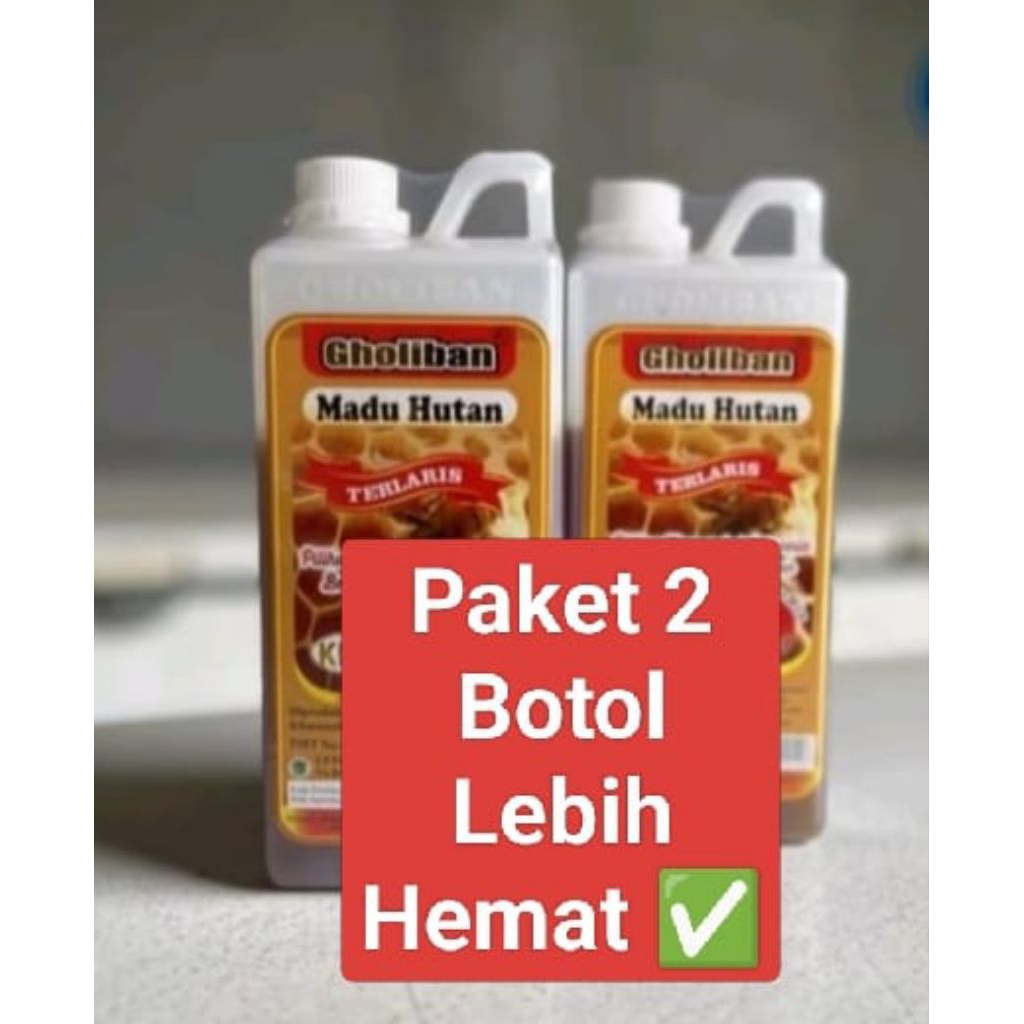 

Paket 2 Botol Gholiban Madu Hutan KLM Original