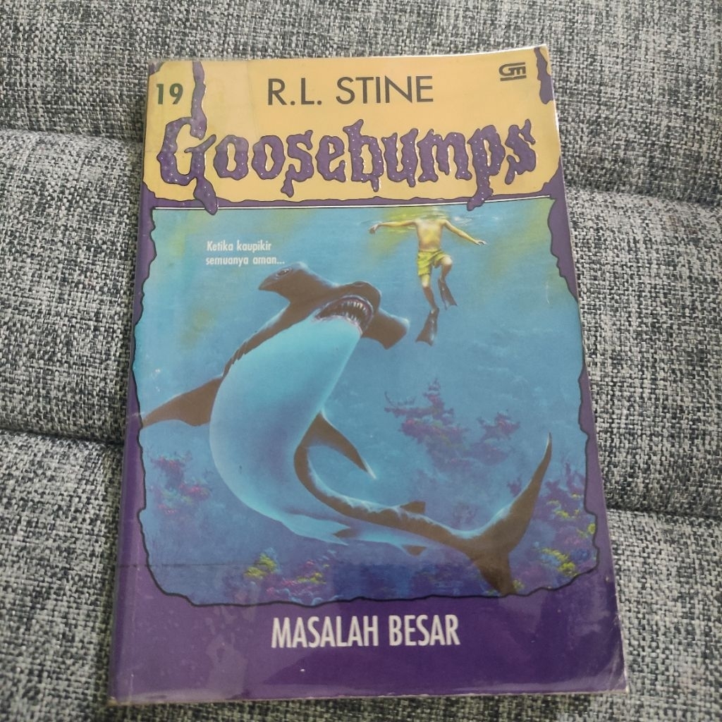 Novel goosebumps R.L. Stine - masalah besar