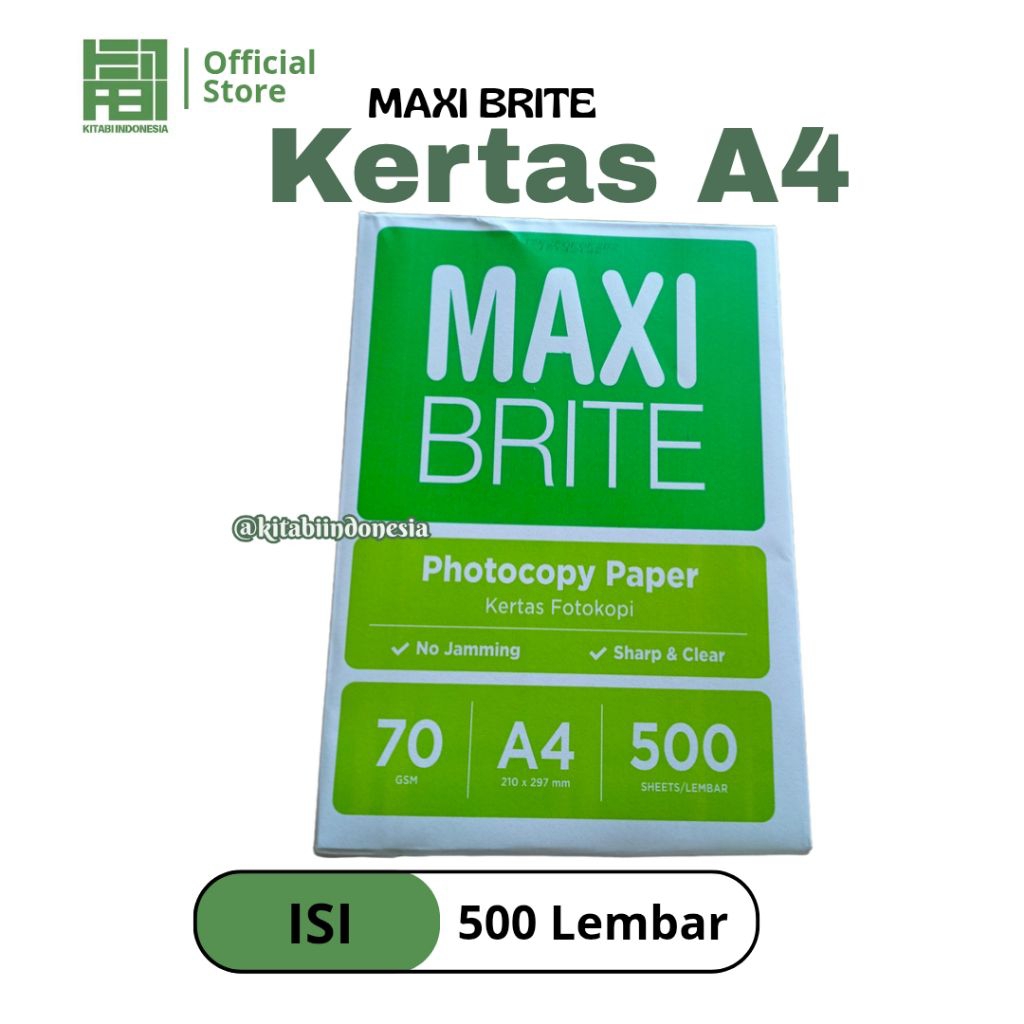 

Kertas A4 MAXI BRITE Kertas F4 MAXI BRITE