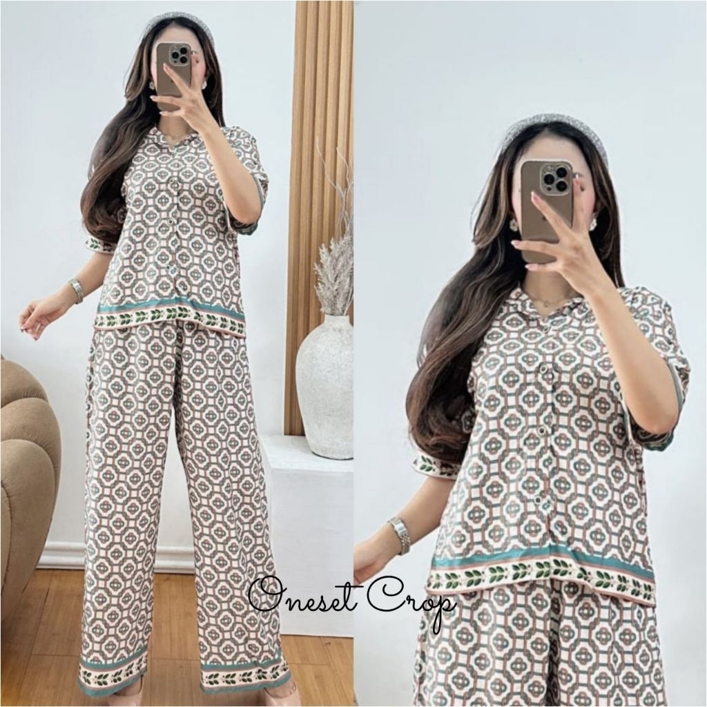 MECCA-ONE SET RAYON PREMIUM BAHAN ADEM DAN NYAMAN UNTUK AKTIVITAS SEHARI HARI.