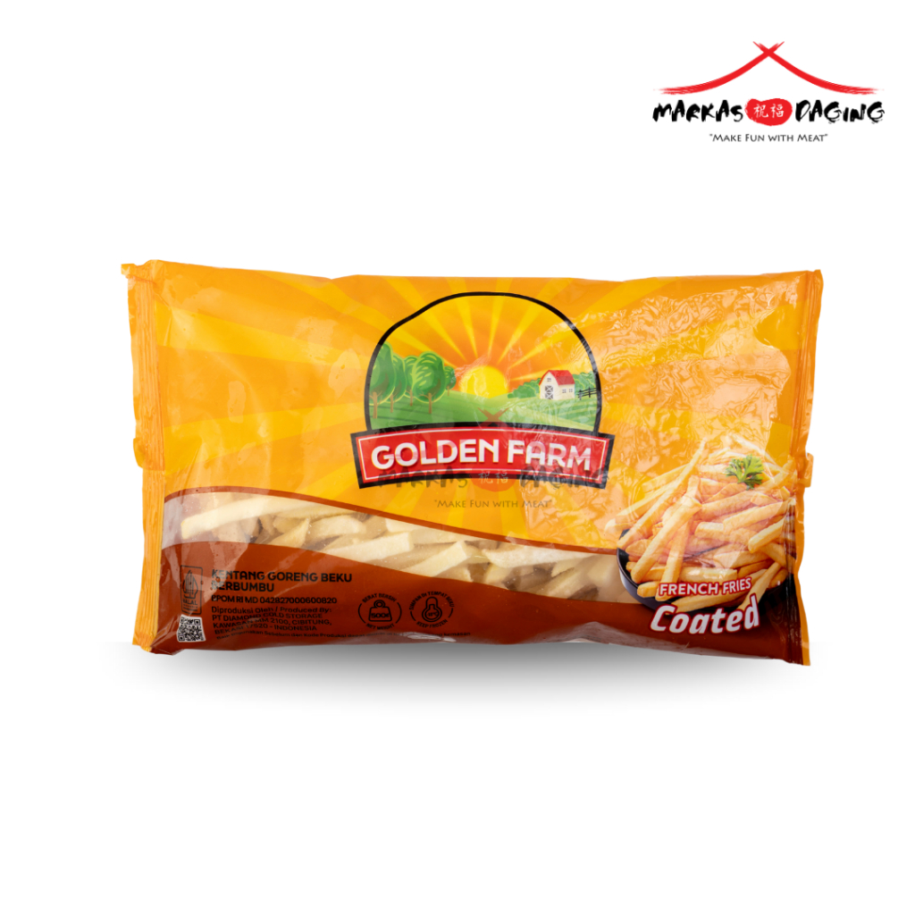 

Golden Farm Shoestring COATED 500 Gr Kentang Beku - Markasdaging