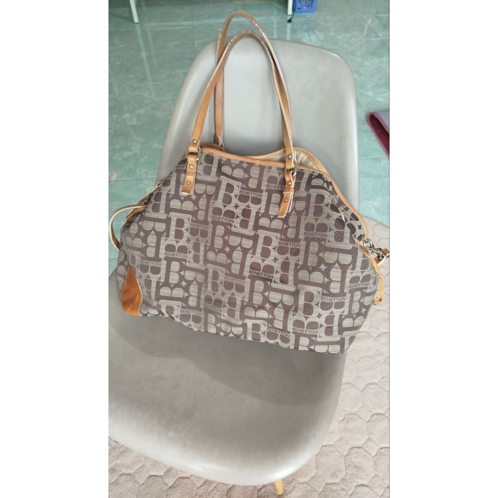 PRELOVED TOTE UNITED COLOUR OF BENETTON