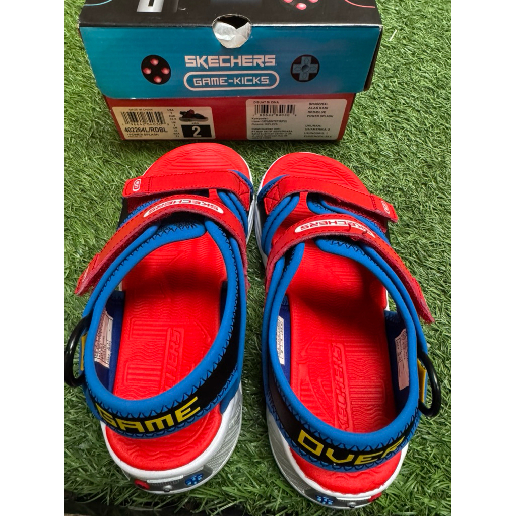 PL Sandal Skechers Anak Game Kicks Sz 33,5