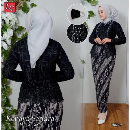 SET Kebaya Kutubaru Payet Kebaya Kutubaru Lengan Panjang  Kebaya Kartini Kebaya Wisuda Modern