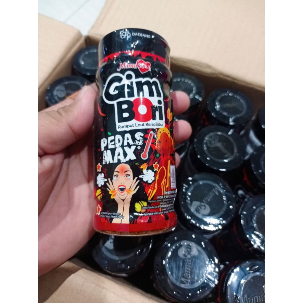 

Gimbori pedas max 30 gr -mama suka