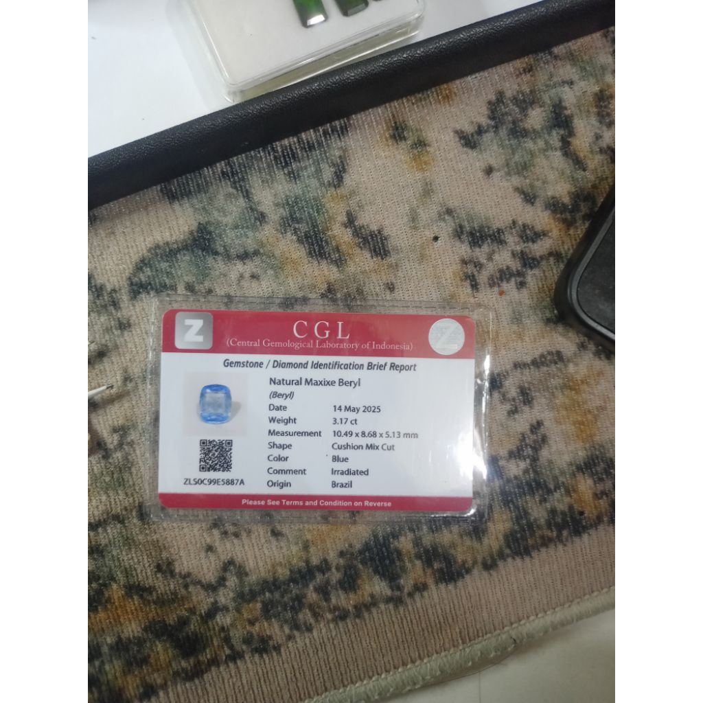 Natural Maxixe Beryl