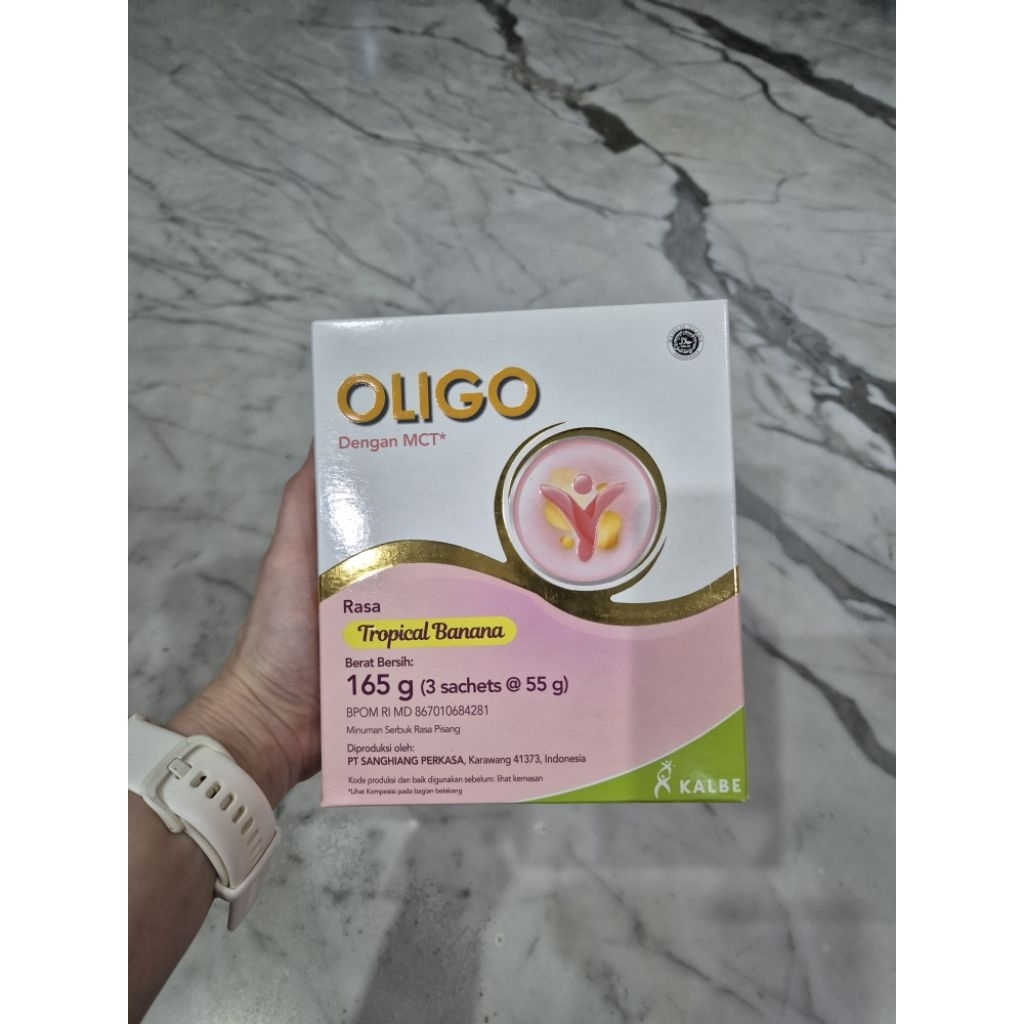 

susu serbuk oligo tropical banana kalbe rendah residu