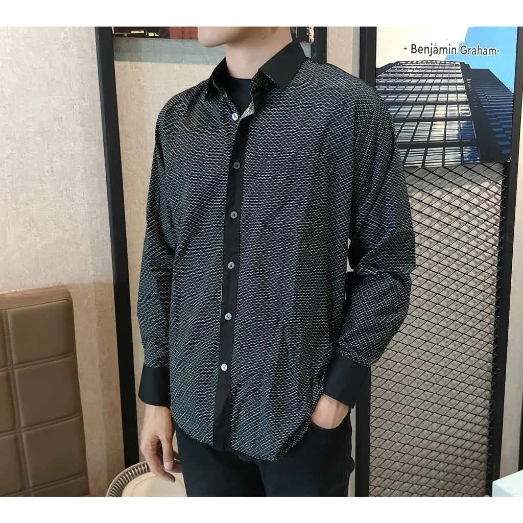 Kemeja France Martine Size L Lengan Panjang Pria