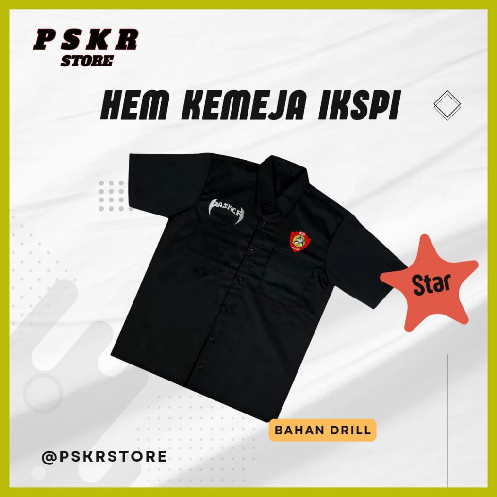 HEM KEMEJA IKS DRILL