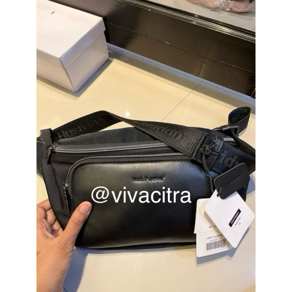 HUSH PUPPIES WAIST BAG COWOK CLUTCH COWOK ORIGINAL SALE O