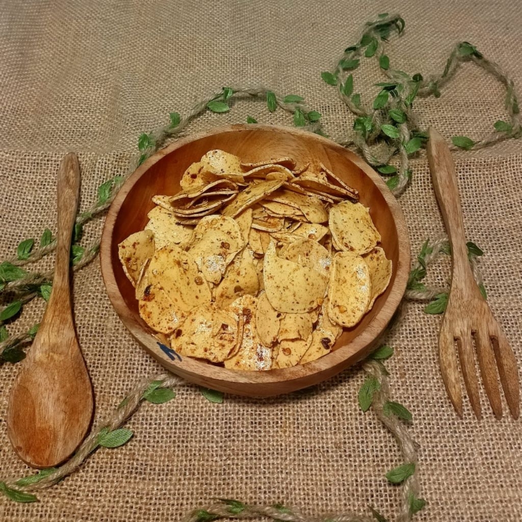 

basreng pedas cikur 1 kg/ Basreng koin renyah baso goreng sapi renyah pedas dan gurih
