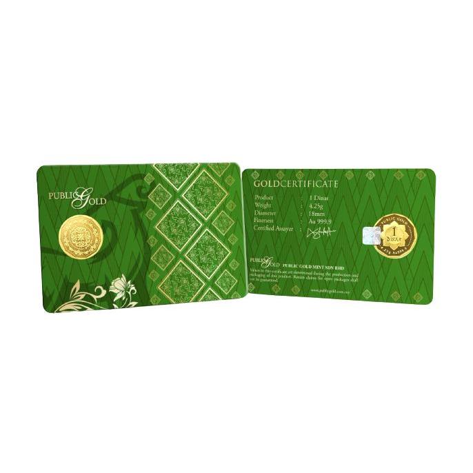 Logam Mulia Dinar Public Gold Malaysia - 1 Dinar 4,25 gr