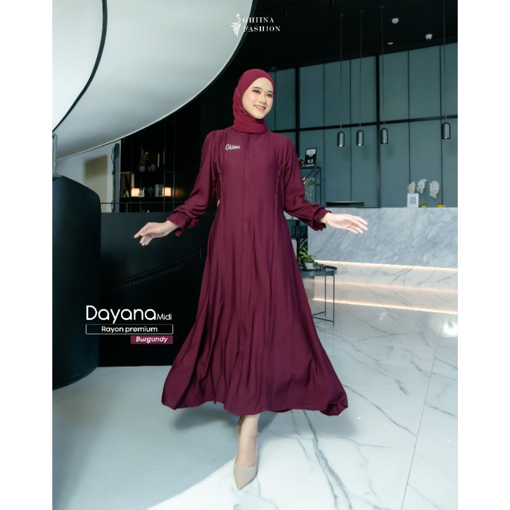 Dayana Midi Dress Ghiina Fashion