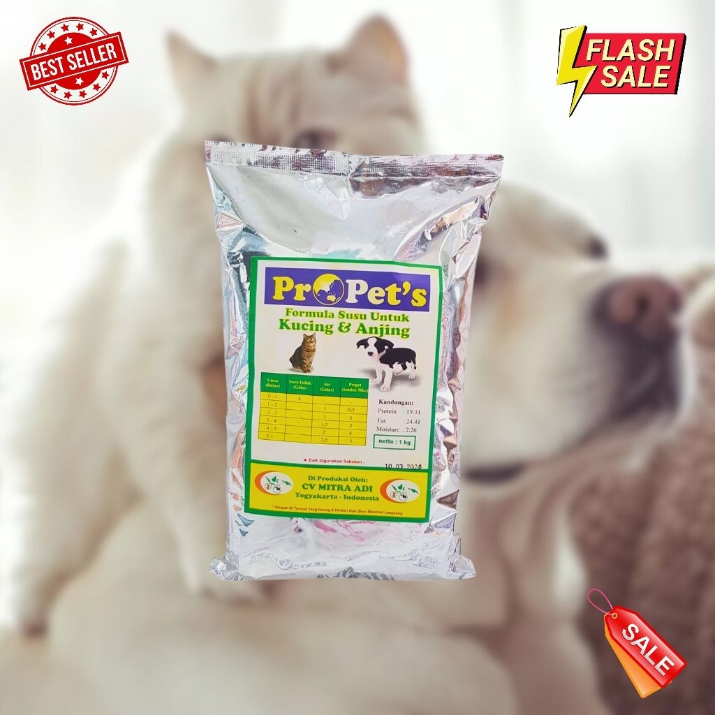 Formula Milk ProPet's 1 Kg Susu Kucing//Anjing Hewan Peliharaan Terbaik