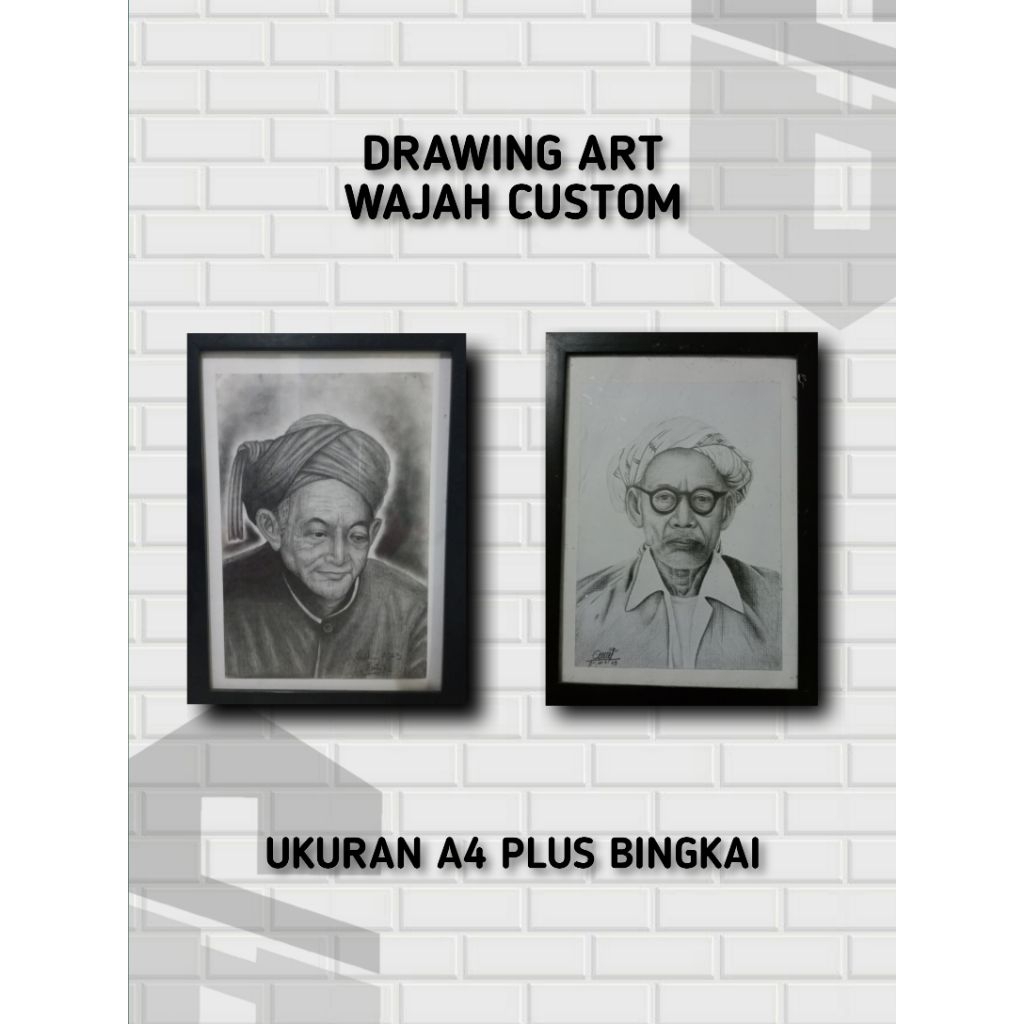 

PROMO!!! JASA SKETSA WAJAH CUSTOM UKURAN A4 (20×30) DAPAT 2 (20×30)