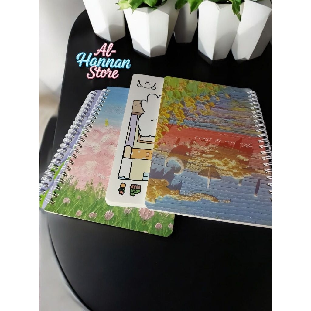 

Notebook A5 Aesthetic 60 Lembar/Buku Tulis Motif